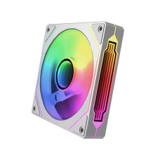 Prism 4Pro ARGB Infinity Mirror Fan - High-Speed, Low Noise Fan for Gaming PCs, White